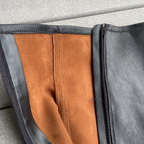 Franco Sarto Imari Black Heeled Tall Boots - Picture 6 of 7